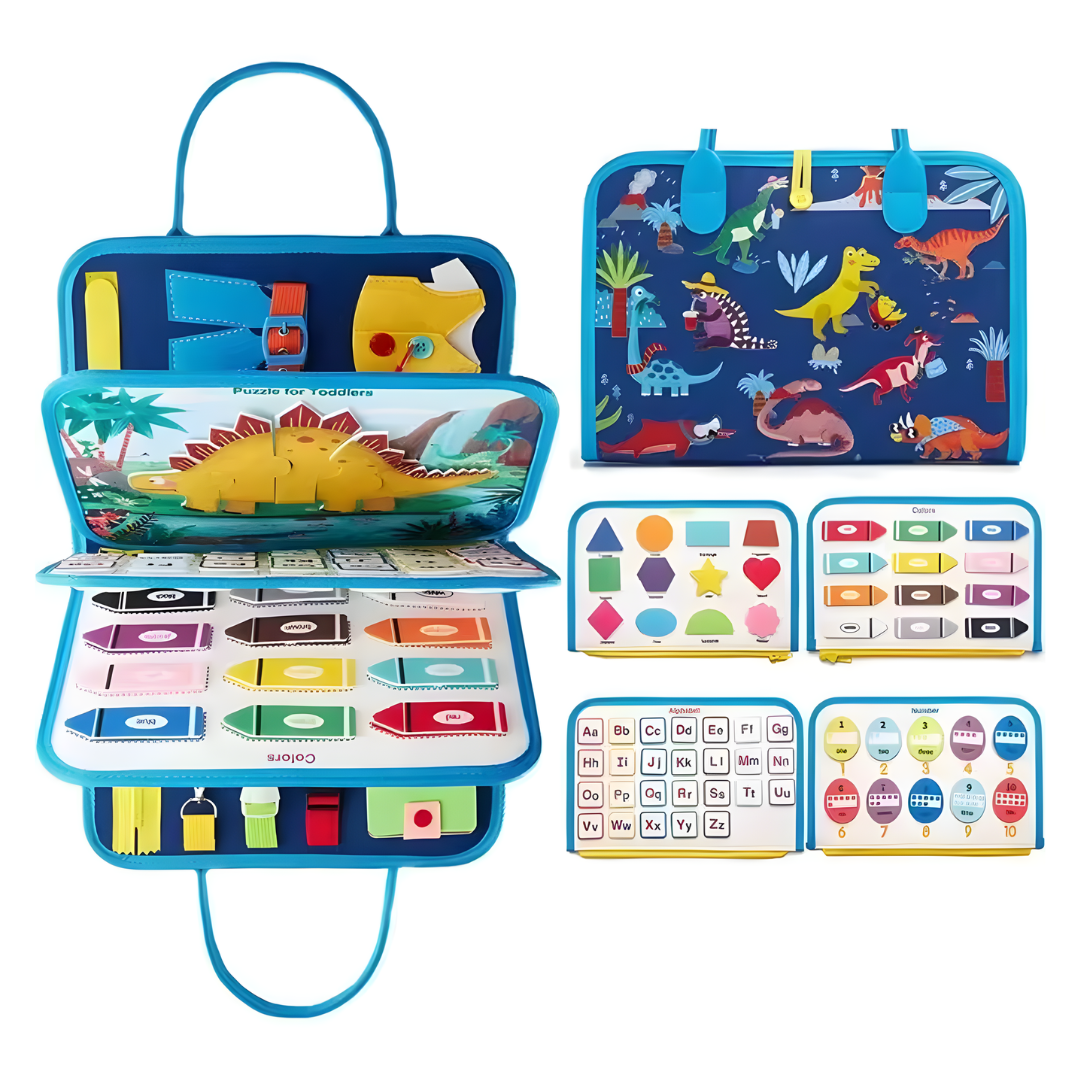 Libro Sensorial Montessori Aprendizaje Interactivo para Niños